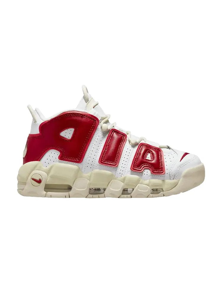 Кроссовки Nike Wmns Air More Uptempo 'White Red Sail' — изображение 1 из 1, белый/красный
