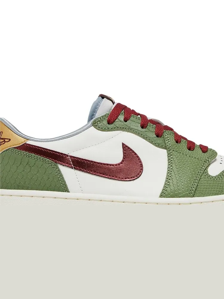 Кроссовки Air Jordan 1 Retro Low OG 'Year of the Dragon' — изображение 2 из 5, зеленый