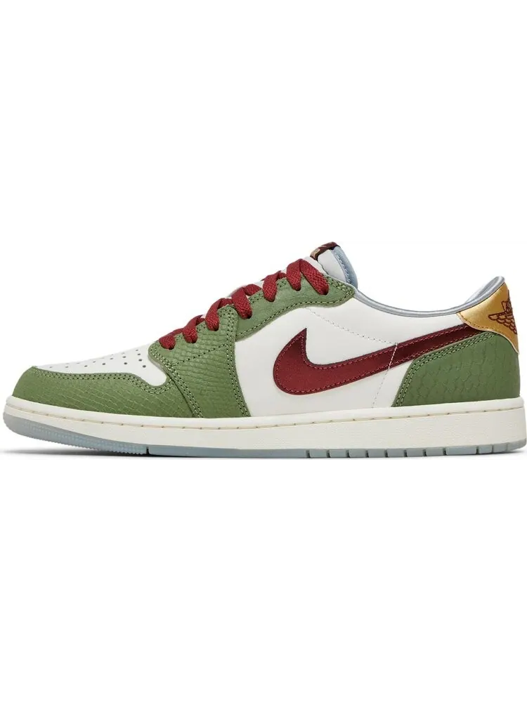 Кроссовки Air Jordan 1 Retro Low OG 'Year of the Dragon' — изображение 3 из 5, зеленый