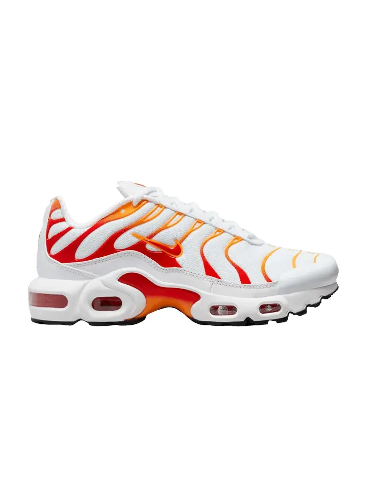 Кроссовки Nike Air Max Plus GS 'White Lava' — изображение 1 из 1, белый/красный/оранжевый