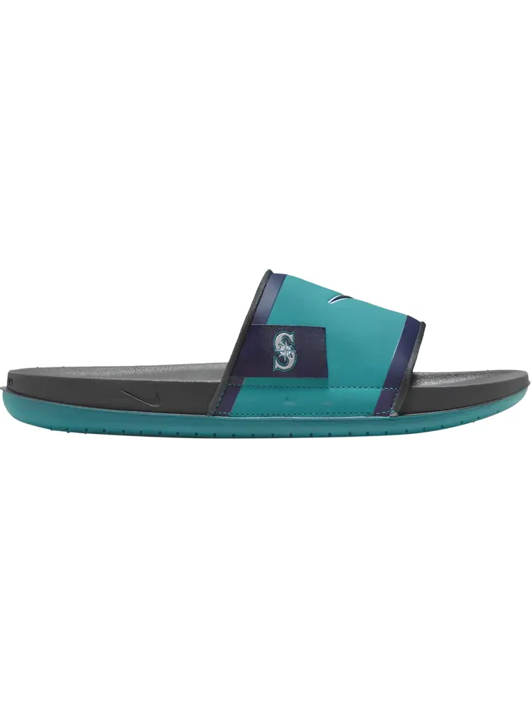 Кроссовки MLB x Offcourt Slide 'Seattle Mariners 2024' — изображение 1 из 1, бирюзовый
