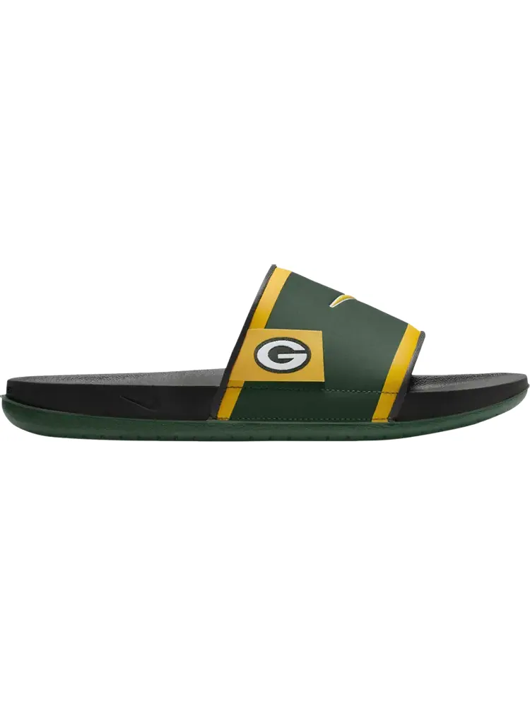 Кроссовки NFL x Offcourt Slide 'Green Bay Packers 2024' — изображение 1 из 1, зеленый