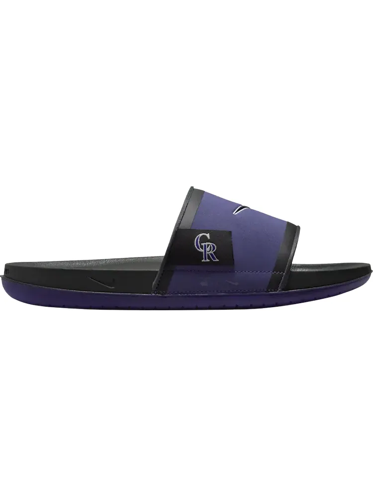 Кроссовки MLB x Offcourt Slide 'Colorado Rockies' — изображение 1 из 1, фиолетовый