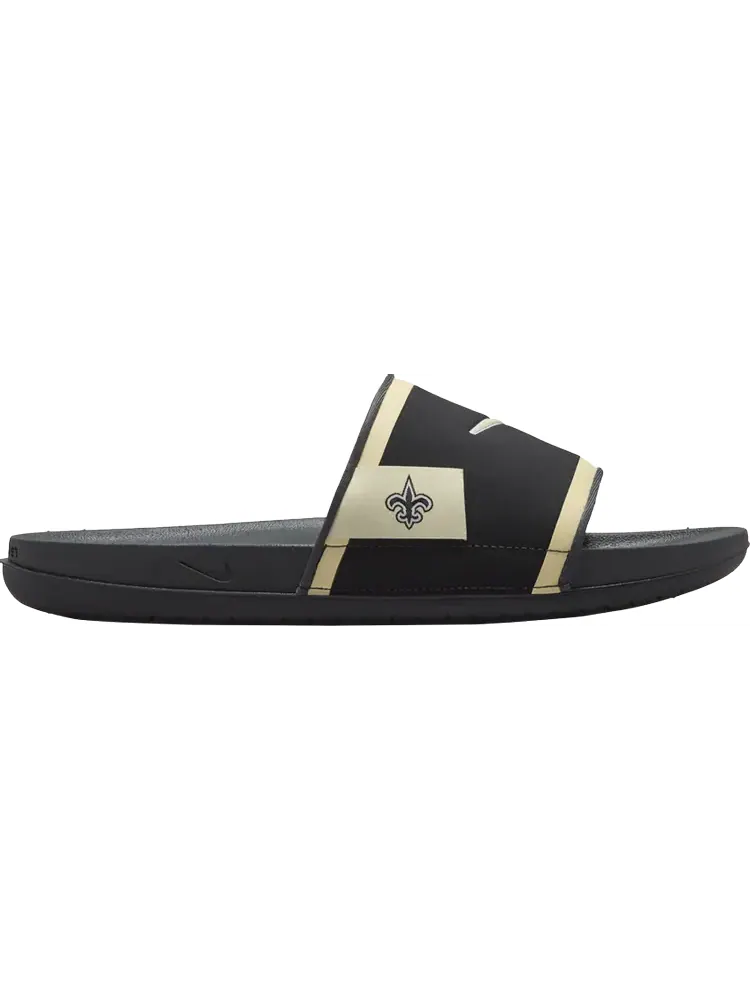 Кроссовки NFL x Offcourt Slide 'New Orleans Saints' — изображение 1 из 1, черный