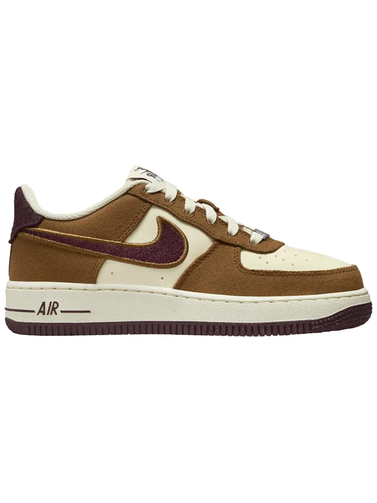Кроссовки Nike Air Force 1 LV8 GS 'Notebook Doodle Pack - Light British Tan' — изображение 1 из 1, загар