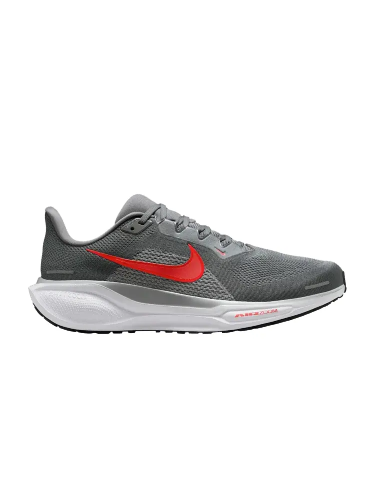 Кроссовки Air Zoom Pegasus 41 Extra Wide 'Cool Grey Bright Crimson' — изображение 1 из 1, серый яркий