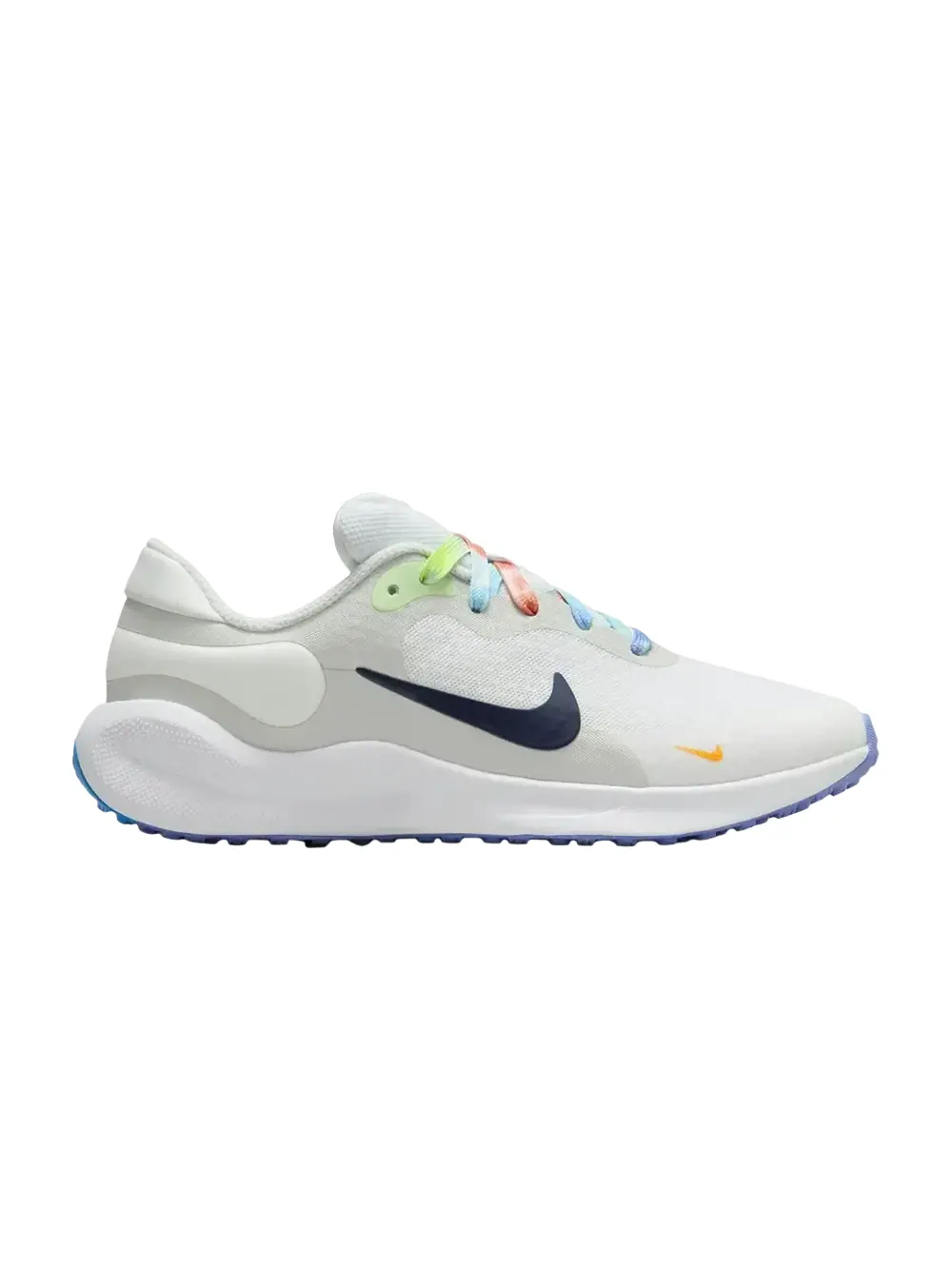 Кроссовки Nike Revolution 7 NN SE GS — изображение 1 из 1, белый/темно-синий