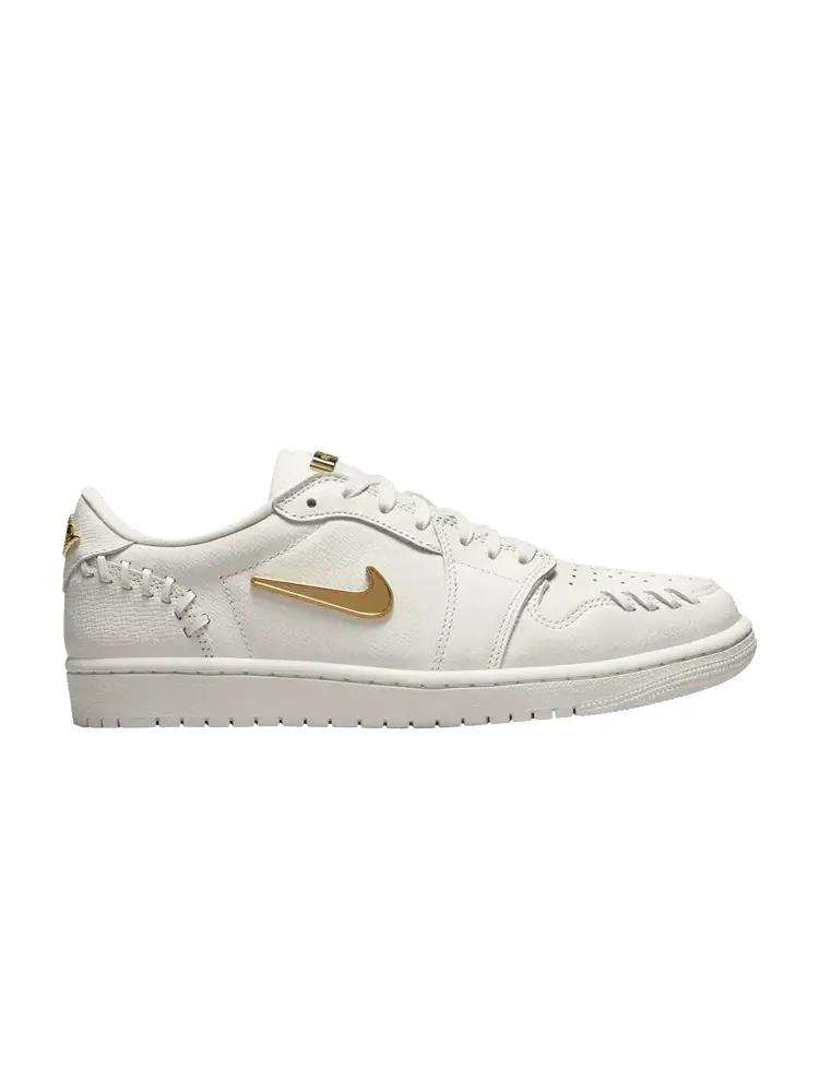 Кроссовки Air Jordan Wmns Air Jordan 1 Low Method of Make Sail Metallic Gold — изображение 1 из 1, металлик золотистый