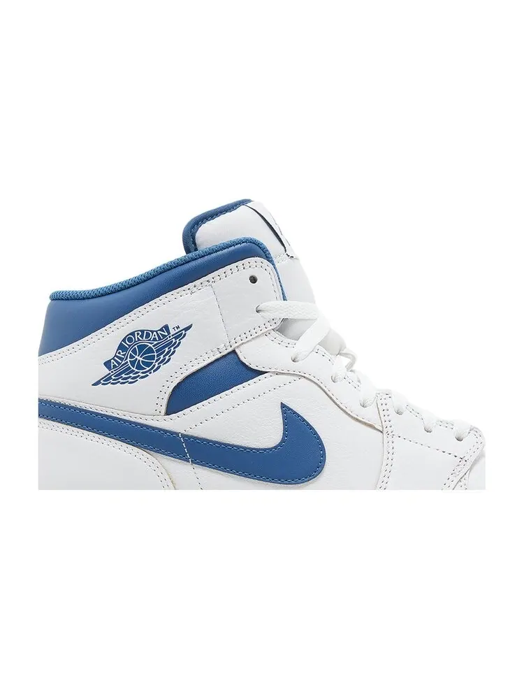 Кроссовки Air Jordan 1 Mid — изображение 2 из 4, белый