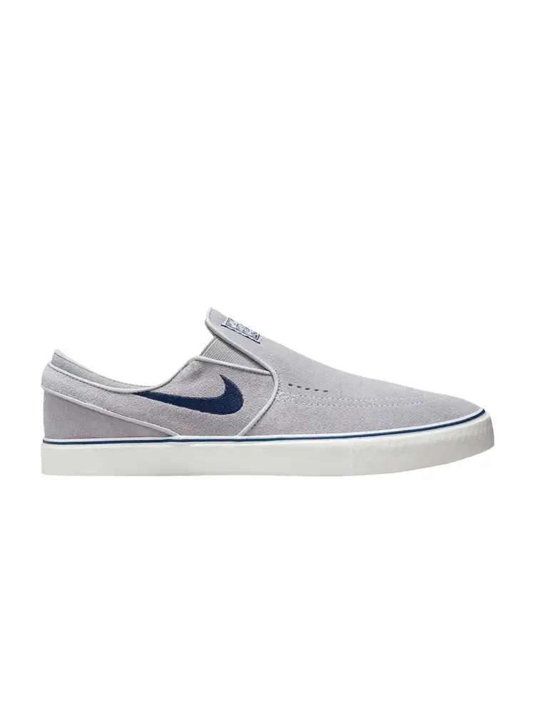 Кроссовки Zoom Stefan Janoski+ Slip SB 'Wolf Grey Navy' — изображение 1 из 1, серый темно-синий