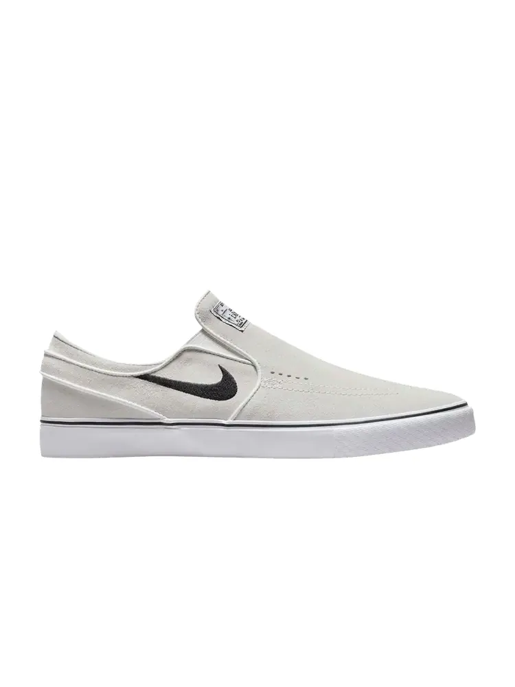 Шлепанцы Nike Zoom Stefan Janoski+ Slip SB Summit White Black — изображение 1 из 1, белый черный