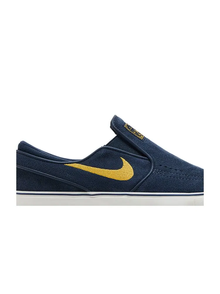 Кроссовки Zoom Stefan Janoski+ Slip SB 'Thunder Blue Sundial' — изображение 2 из 8, синий