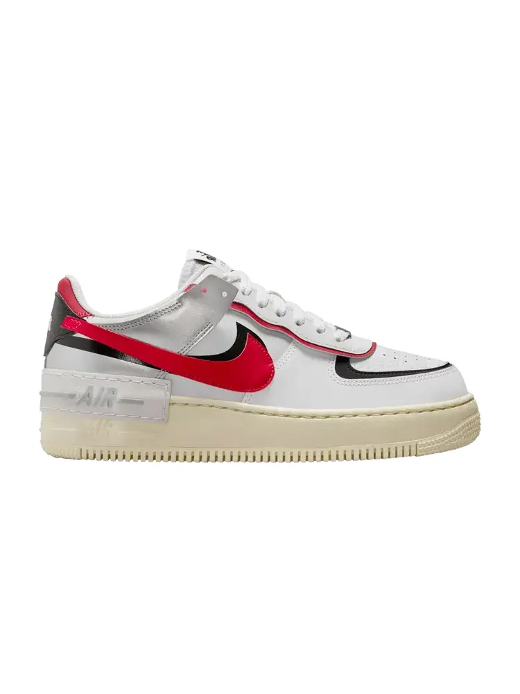 Кроссовки Nike Wmns Air Force 1 Shadow 'White Red Metallic Silver' — изображение 1 из 1