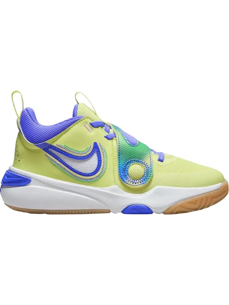 Кроссовки Team Hustle D11 SE PS 'Luminous Green Ultramarine' — изображение 1 из 1, зеленый