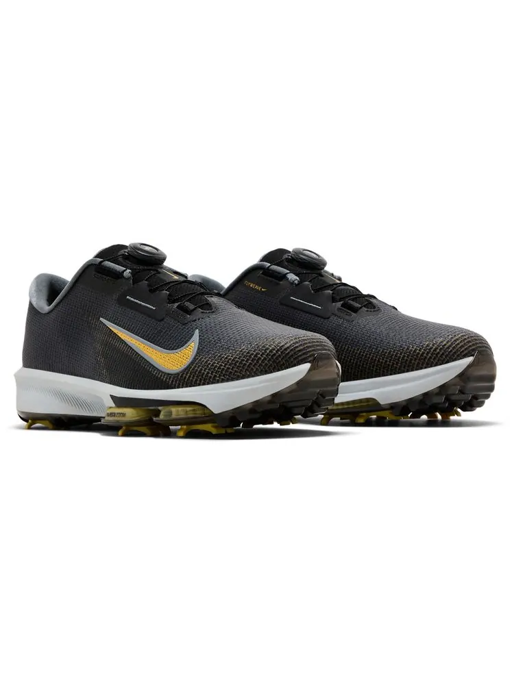 Кроссовки Nike Infinity Tour BOA 2 Golf Wide 'Black Infinite Gold' — изображение 8 из 8, черный