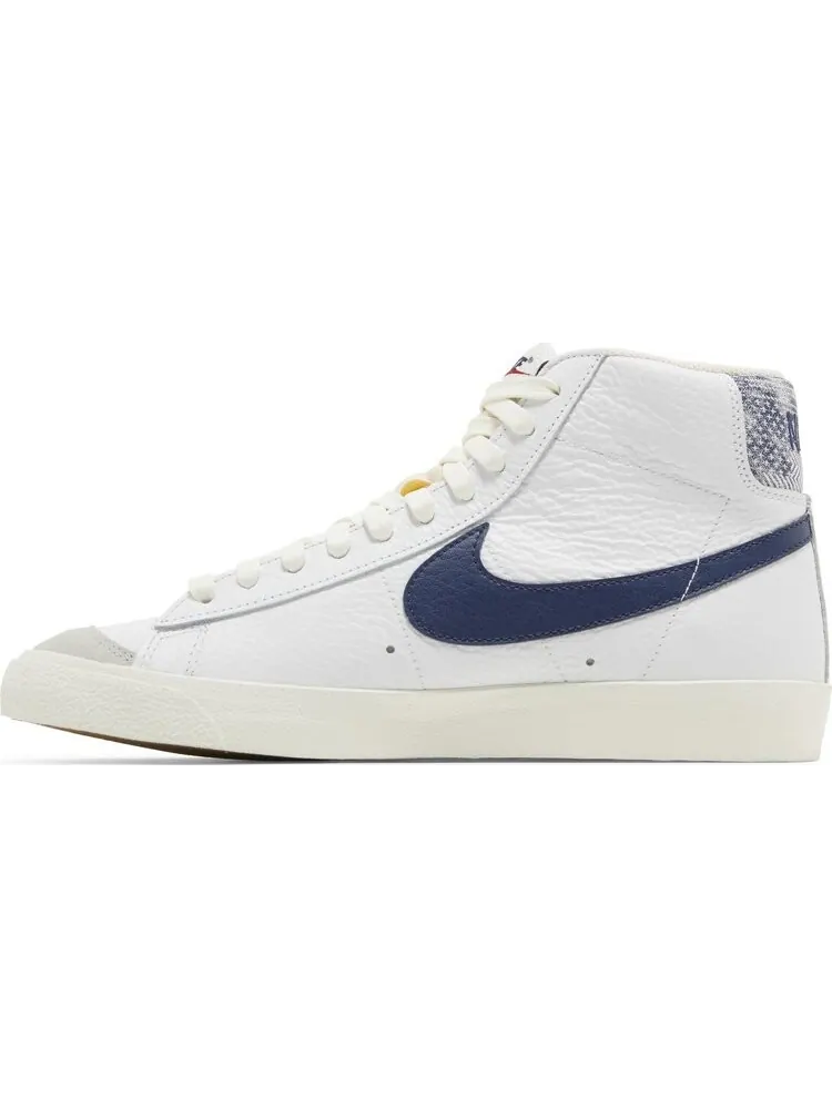 Кроссовки Blazer Mid '77 'Washed Denim' — изображение 3 из 4, белый