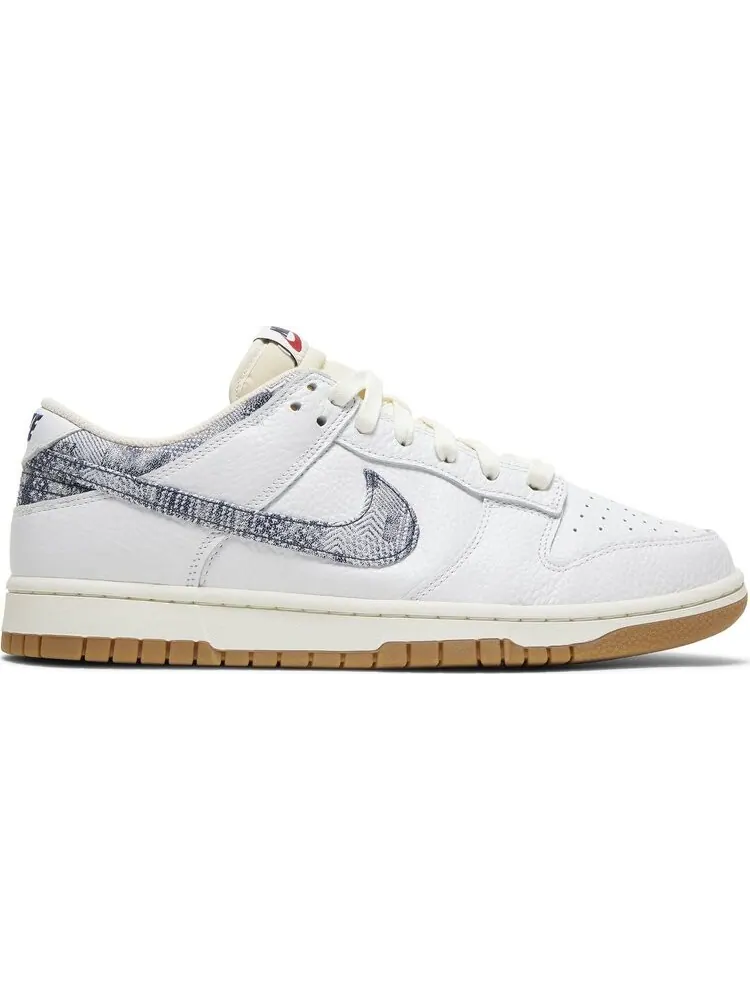 Кроссовки Dunk Low 'Washed Denim' — изображение 1 из 4, белый