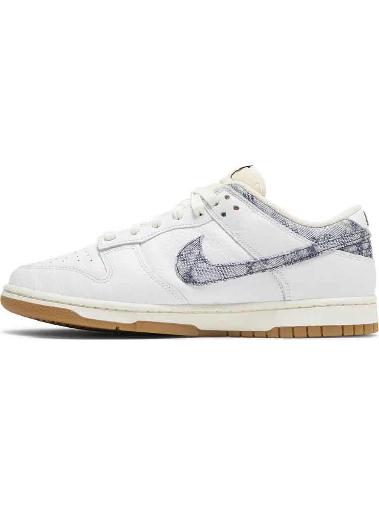 Кроссовки Dunk Low 'Washed Denim' — изображение 3 из 4, белый
