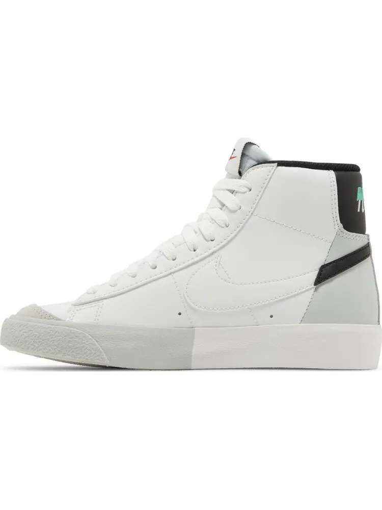 Кроссовки Blazer Mid '77 SE GS 'Split - White Black' — изображение 3 из 4, белый