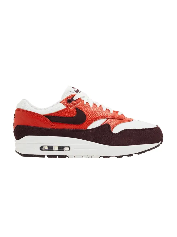 Кроссовки Nike Air Max 1 'Burgundy Crush' — изображение 1 из 9, белый/красный/бордовый