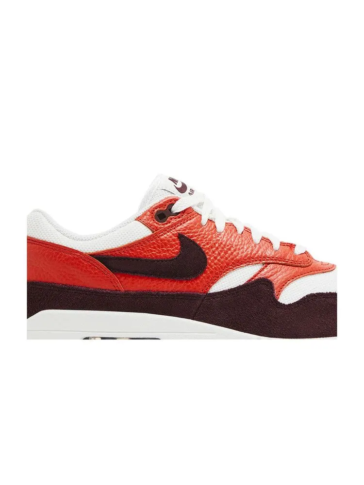 Кроссовки Nike Air Max 1 'Burgundy Crush' — изображение 3 из 9, белый/красный/бордовый