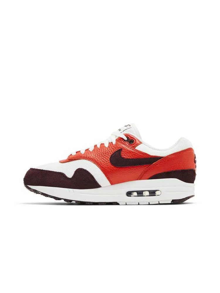 Кроссовки Nike Air Max 1 'Burgundy Crush' — изображение 4 из 9, белый/красный/бордовый