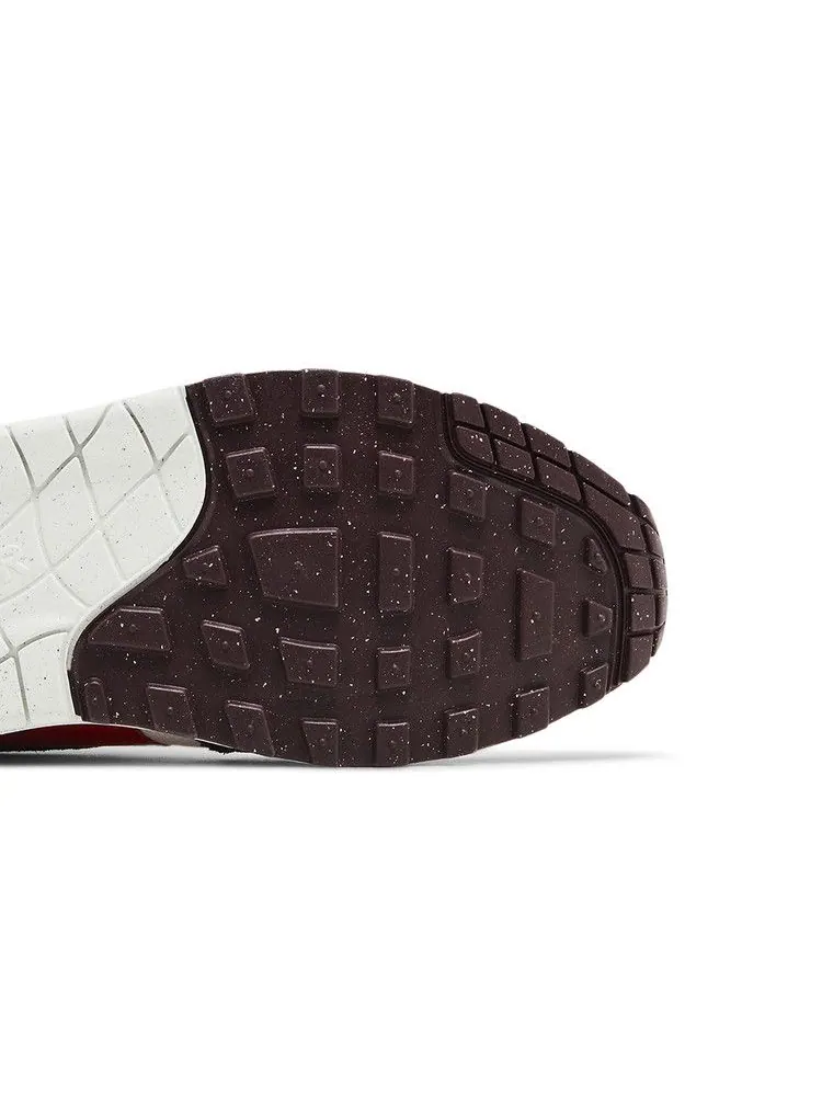 Кроссовки Nike Air Max 1 'Burgundy Crush' — изображение 6 из 9, белый/красный/бордовый