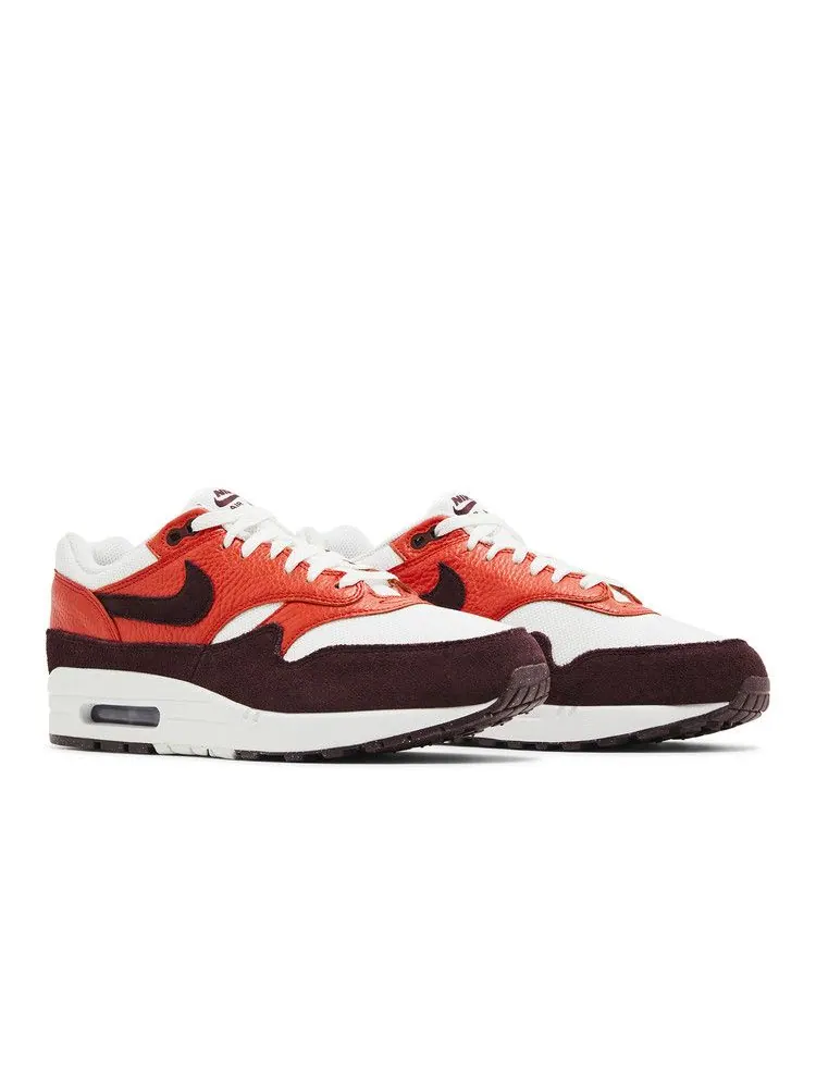 Кроссовки Nike Air Max 1 'Burgundy Crush' — изображение 9 из 9, белый/красный/бордовый