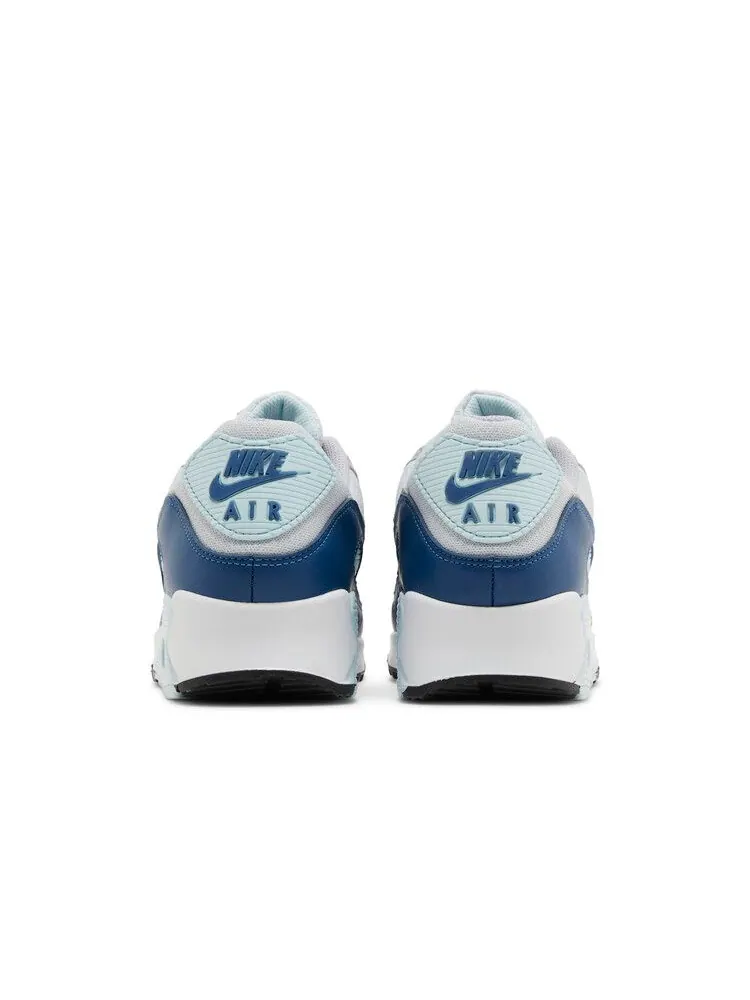 Кроссовки Nike Air Max 90 'Glacier Blue' — изображение 7 из 9, платиновый/белый/синий