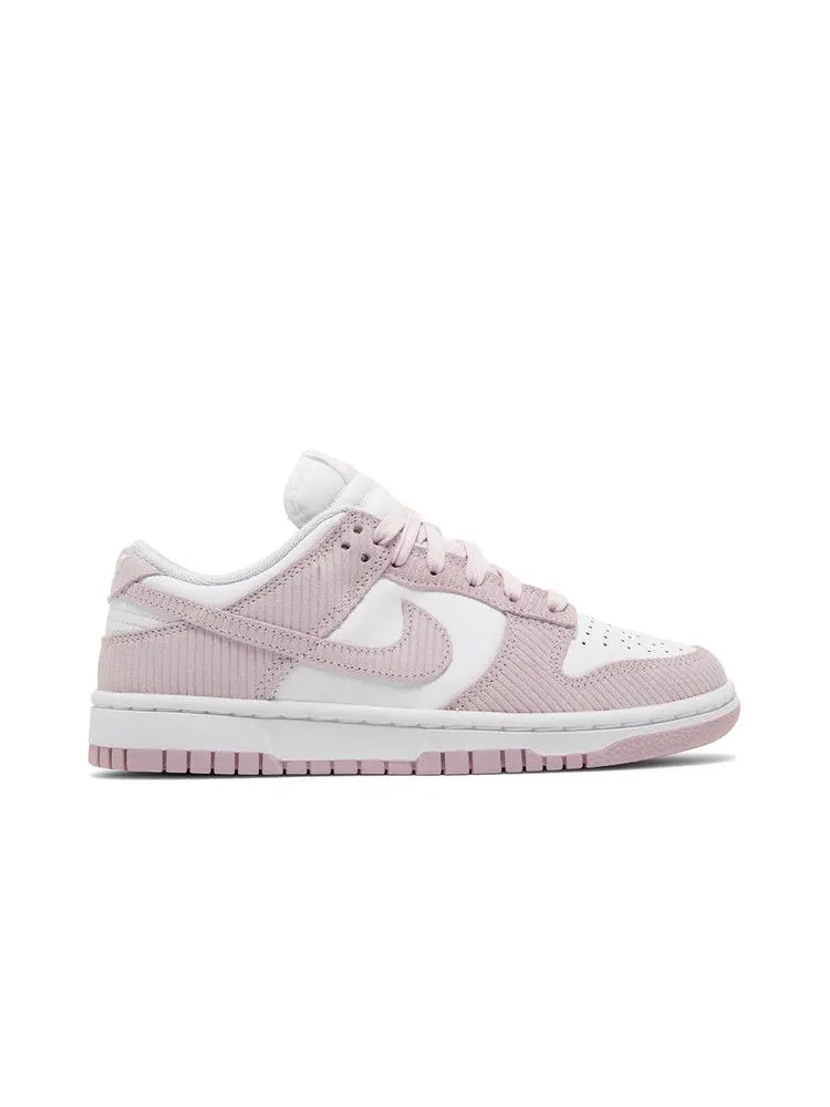 Кроссовки Nike Wmns Dunk Low 'Pink Corduroy' — изображение 2 из 9, белый/розовый