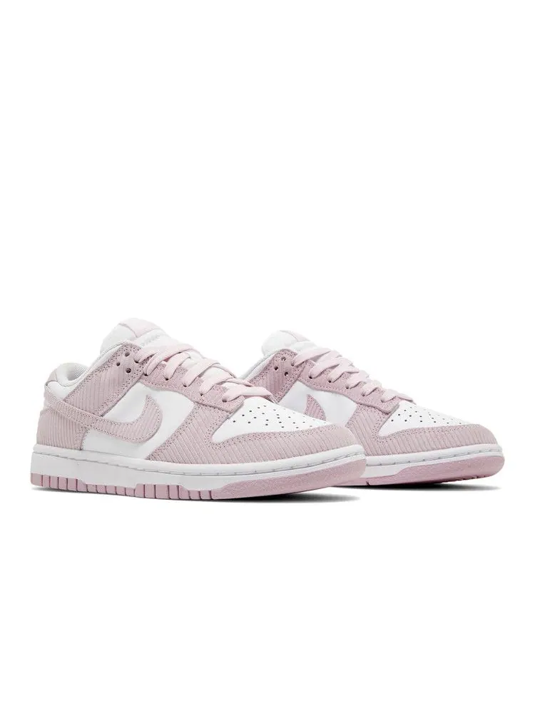 Кроссовки Nike Wmns Dunk Low 'Pink Corduroy' — изображение 9 из 9, белый/розовый