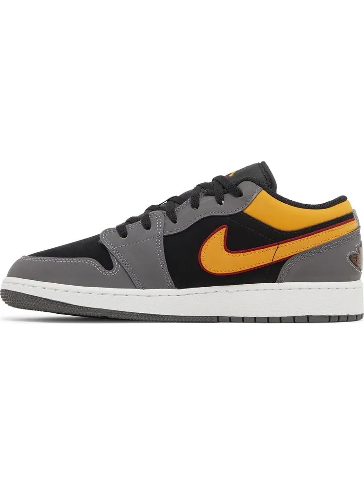 Кроссовки Air Jordan 1 Low SE GS 'Vivid Orange' — изображение 3 из 4, серый