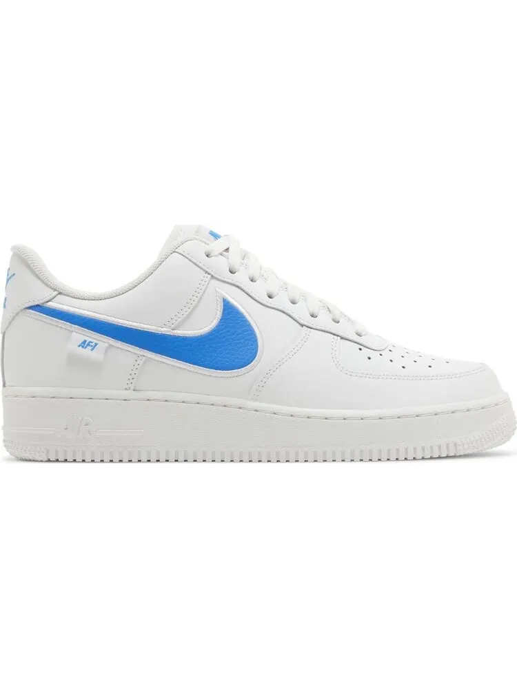 Кроссовки Air Force 1 '07 'Blue Label - White Photo Blue' — изображение 1 из 4, белый