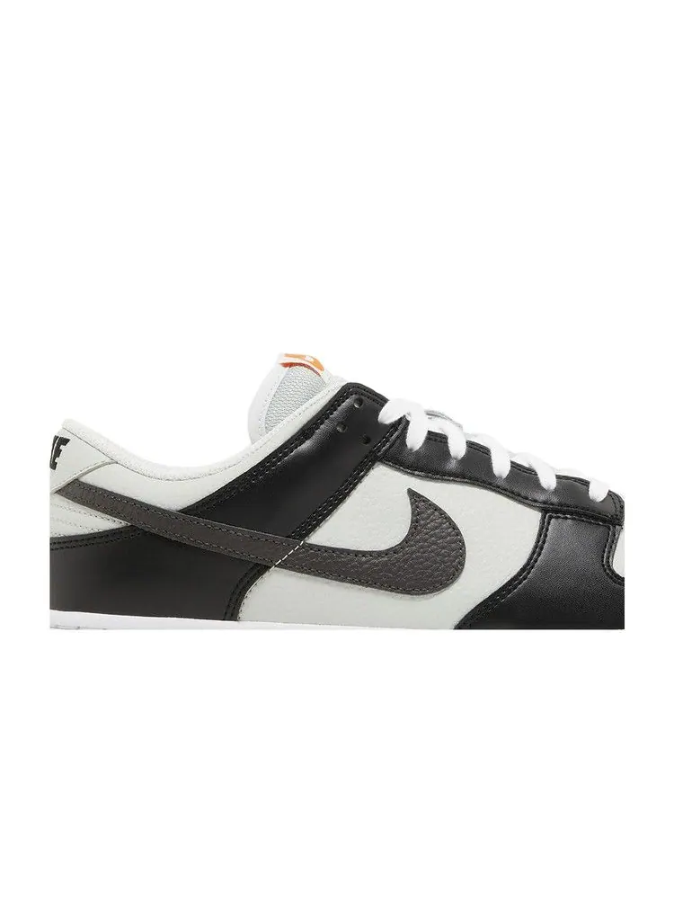 Кроссовки Nike Dunk Low 'Mini Swoosh - Black Total Orange' — изображение 3 из 9, черный/белый/оранжевый