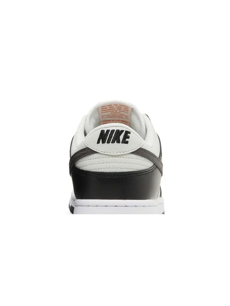 Кроссовки Nike Dunk Low 'Mini Swoosh - Black Total Orange' — изображение 8 из 9, черный/белый/оранжевый