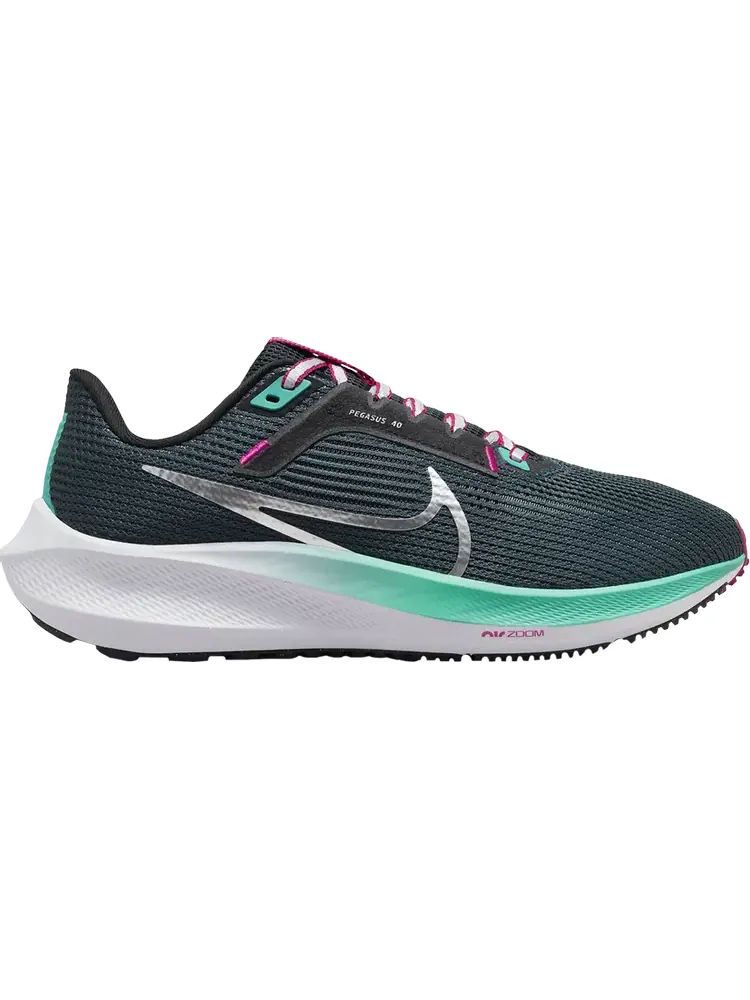Кроссовки Wmns Air Zoom Pegasus 40 Wide 'Deep Jungle Metallic Silver' — изображение 1 из 1, синий
