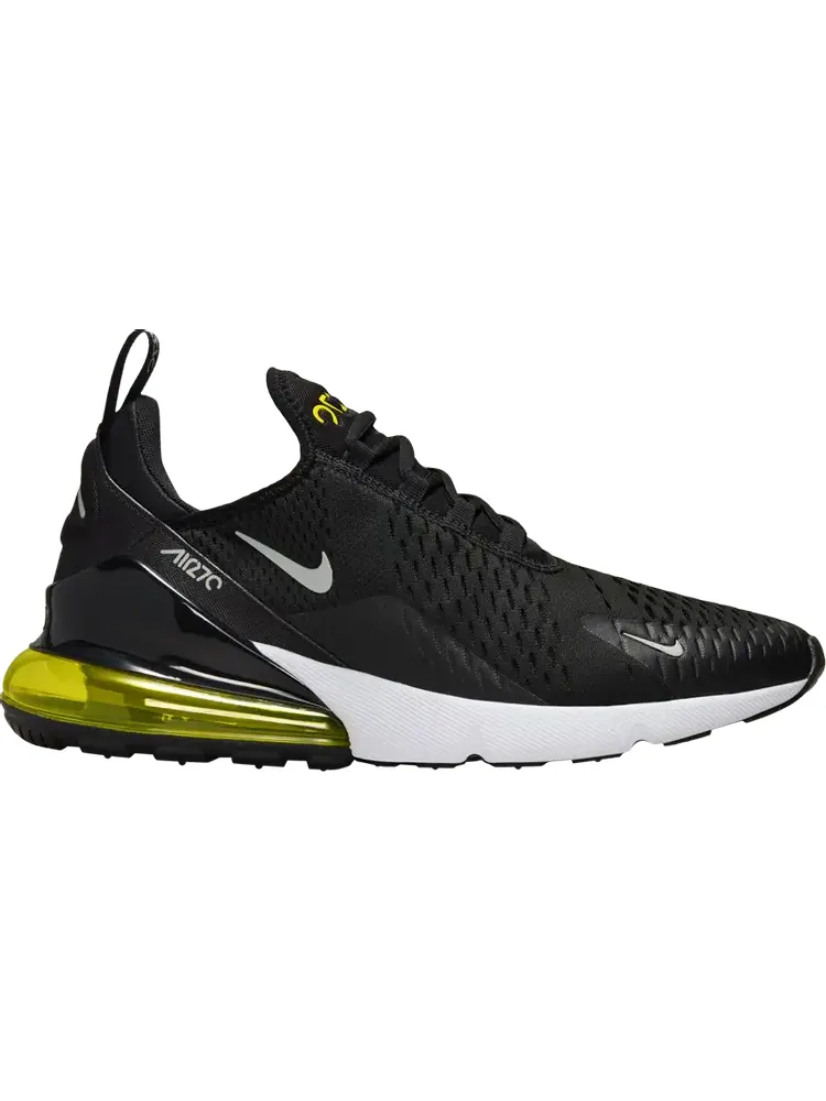 Кроссовки Air Max 270 'Black Opti Yellow' — изображение 1 из 1, черный
