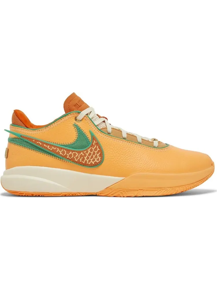 Кроссовки Florida A&M University x A.P.B. x LeBron 20 'From Tally To The World - Peach' — изображение 1 из 4, оранжевый