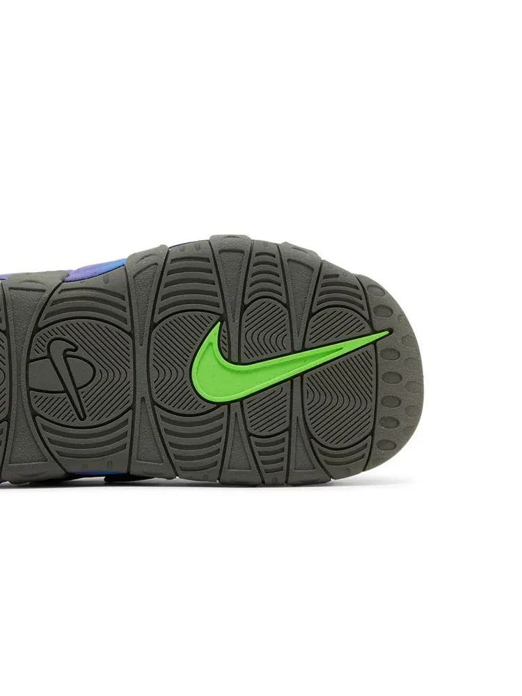 Шлепанцы Air More Uptempo Slide 'Black Blue Purple Gradient' — изображение 5 из 8, черный синий фиолетовый