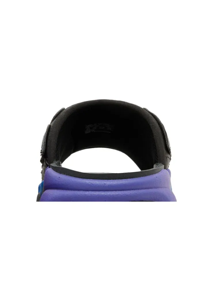 Шлепанцы Air More Uptempo Slide 'Black Blue Purple Gradient' — изображение 7 из 8, черный синий фиолетовый