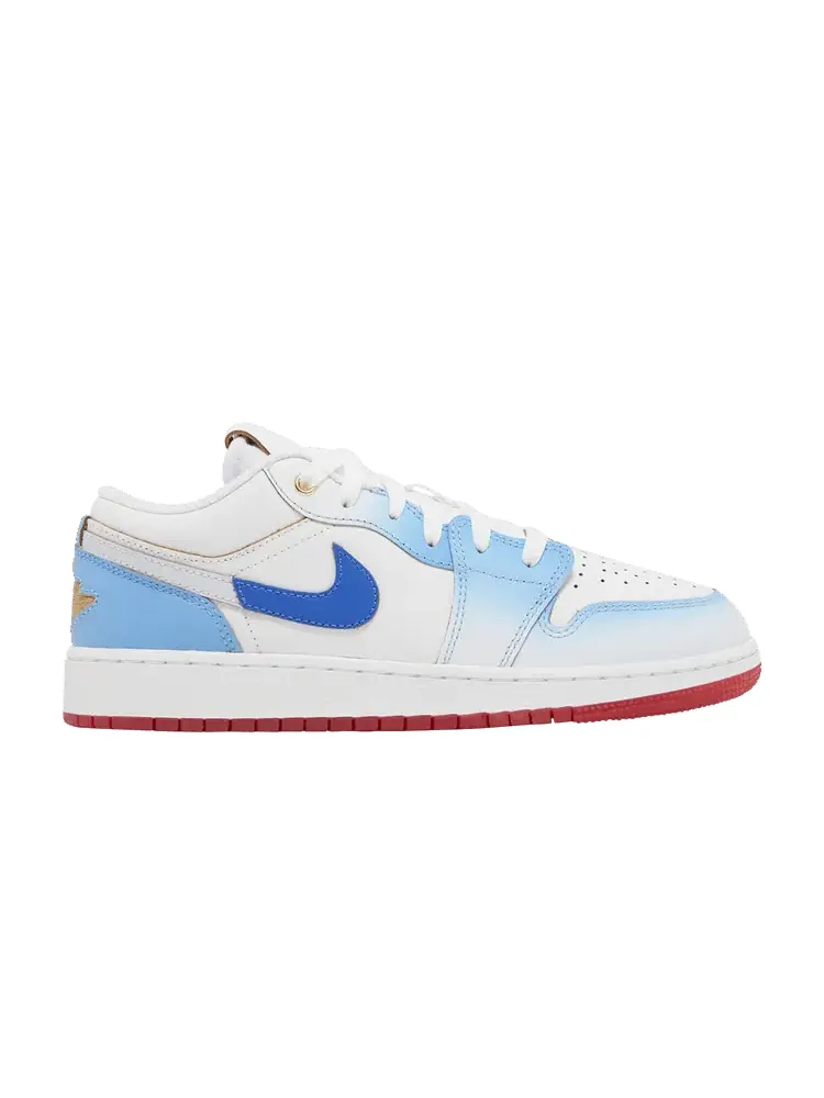 Кроссовки Air Jordan Air Jordan 1 Low SE GS 'Blue Gradient' — изображение 1 из 9