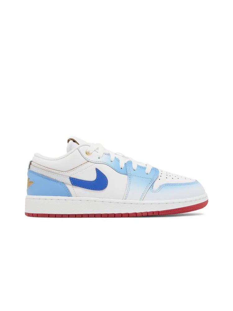 Кроссовки Air Jordan Air Jordan 1 Low SE GS 'Blue Gradient' — изображение 2 из 9