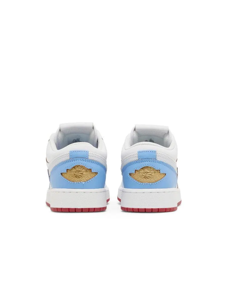 Кроссовки Air Jordan Air Jordan 1 Low SE GS 'Blue Gradient' — изображение 7 из 9