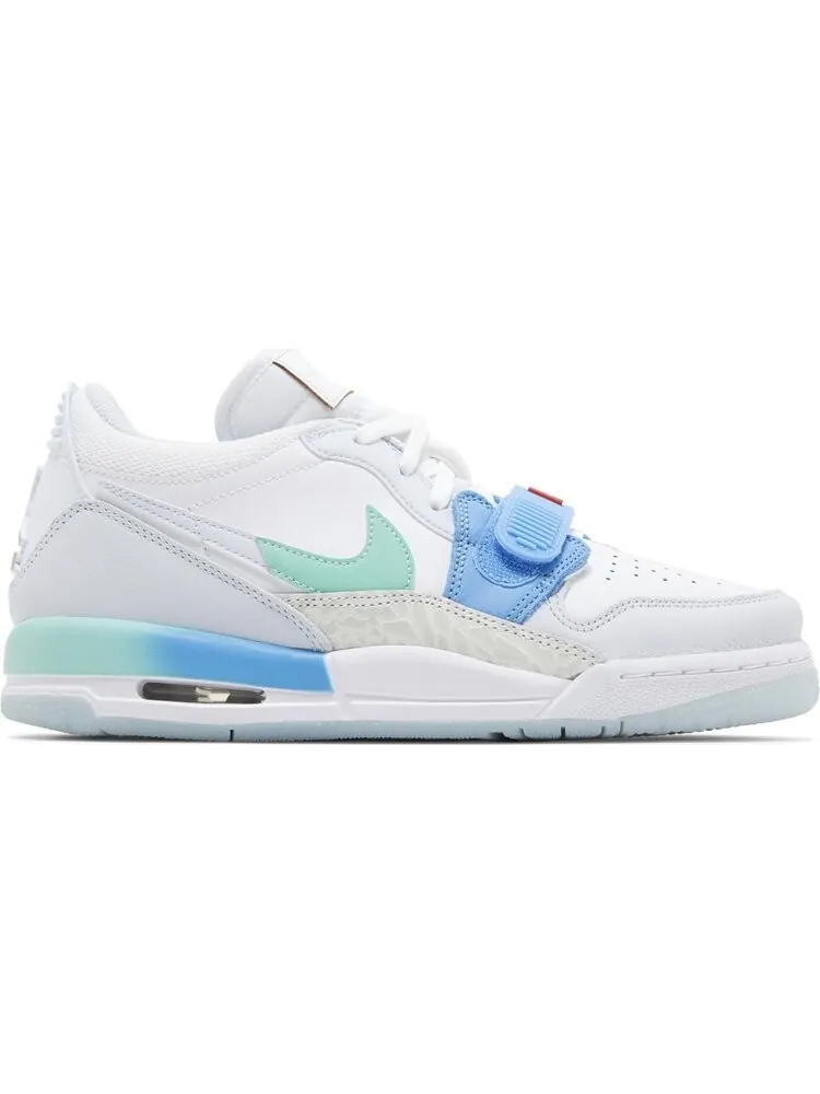 Кроссовки Jordan Legacy 312 Low GS 'Emerald Rise' — изображение 1 из 4, белый