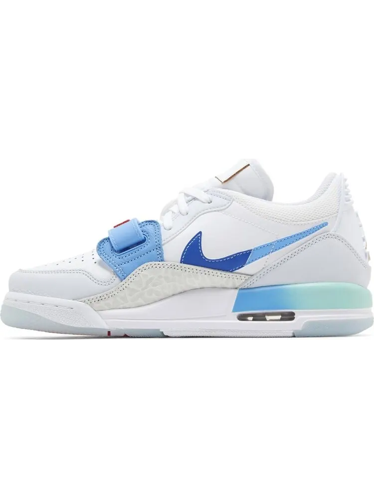 Кроссовки Jordan Legacy 312 Low GS 'Emerald Rise' — изображение 3 из 4, белый
