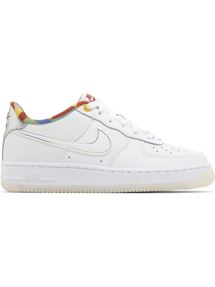 Кроссовки Air Force 1 Low GS 'Playful Print' — изображение 1 из 4, белый