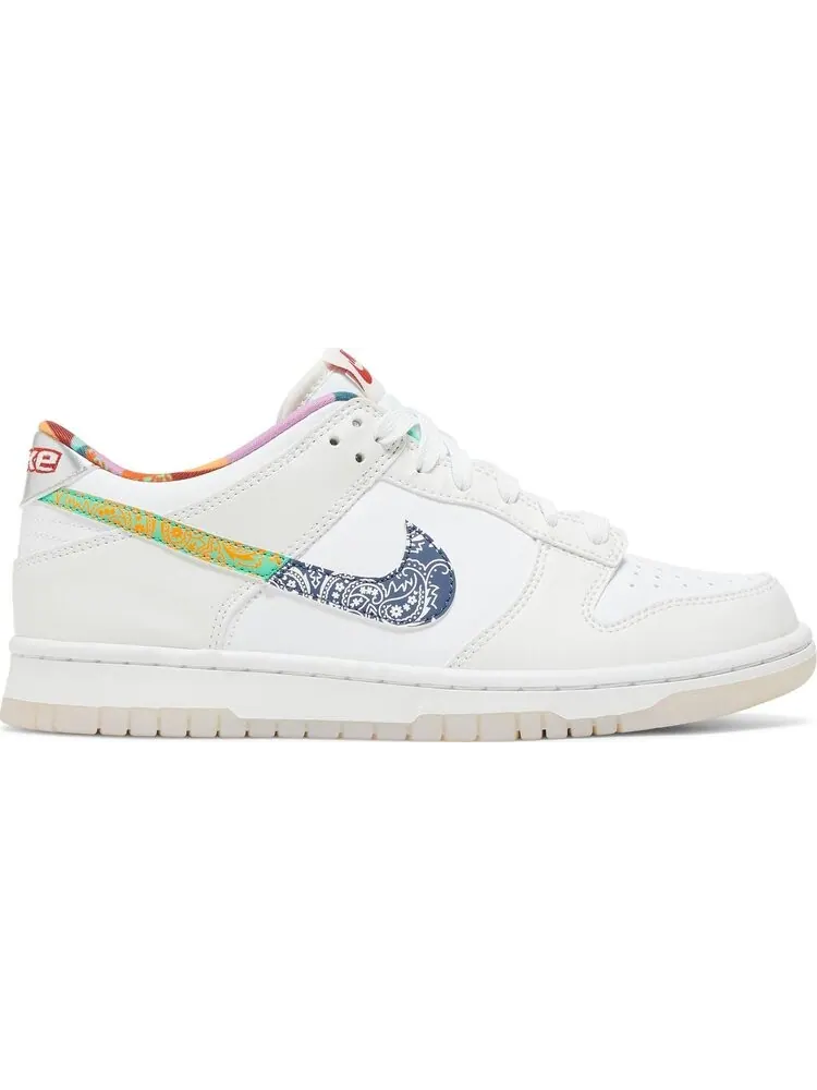 Кроссовки Dunk Low GS 'Multi-Color Paisley' — изображение 1 из 4, белый