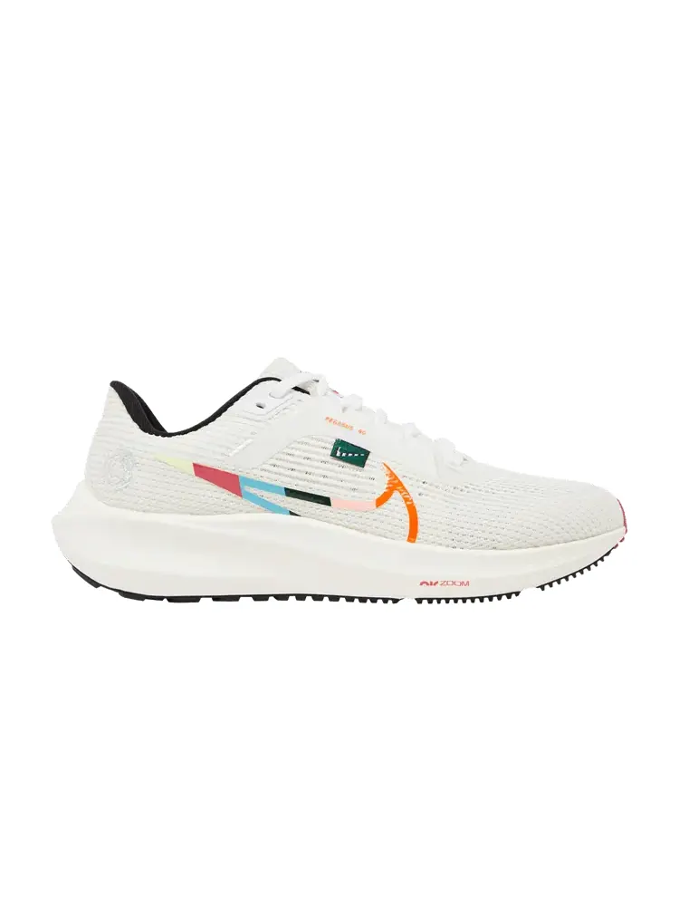 Кроссовки Nike Wmns Air Zoom Pegasus 40 'All Petals United' — изображение 1 из 9, белый/мульти