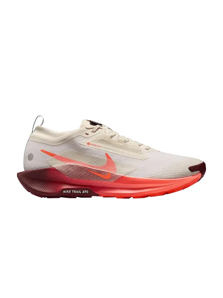 Кроссовки Nike Pegasus Trail 5 GORE-TEX, Sail Hyper Crimson — изображение 1 из 1, бежевый