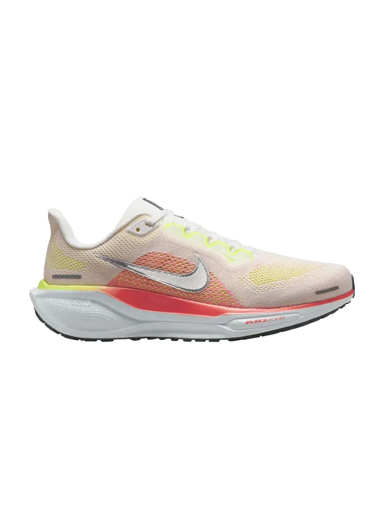 Кроссовки Wmns Air Zoom Pegasus 41 Extra Wide 'Summit White Crimson' — изображение 1 из 1, белый